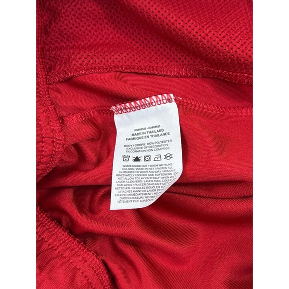 Nike Jordan Men Red Basketball Shorts Sz XL Drawstring Logo On Side - Picture 4 of 5